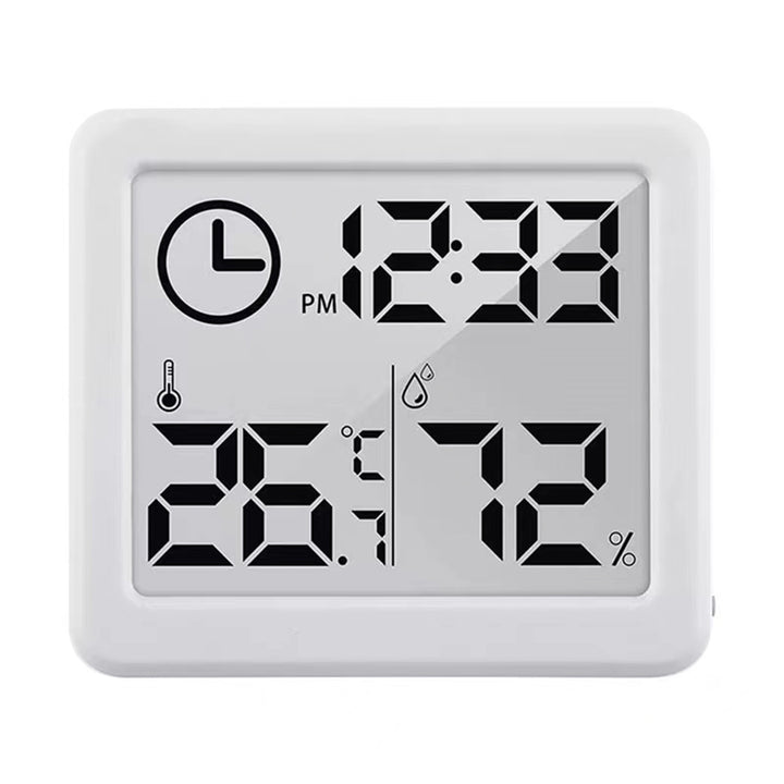 GreenBlue GB384W Thermometer/hygrometer met klokfunctie wit digitaal