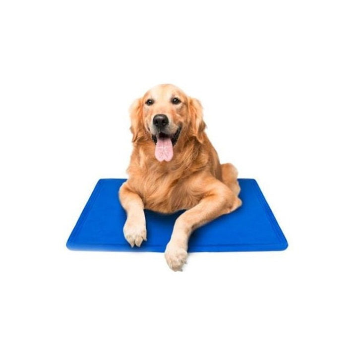 Koelende Gelmat voor Huisdieren Hond Kat 70 x 110 cm Blauw