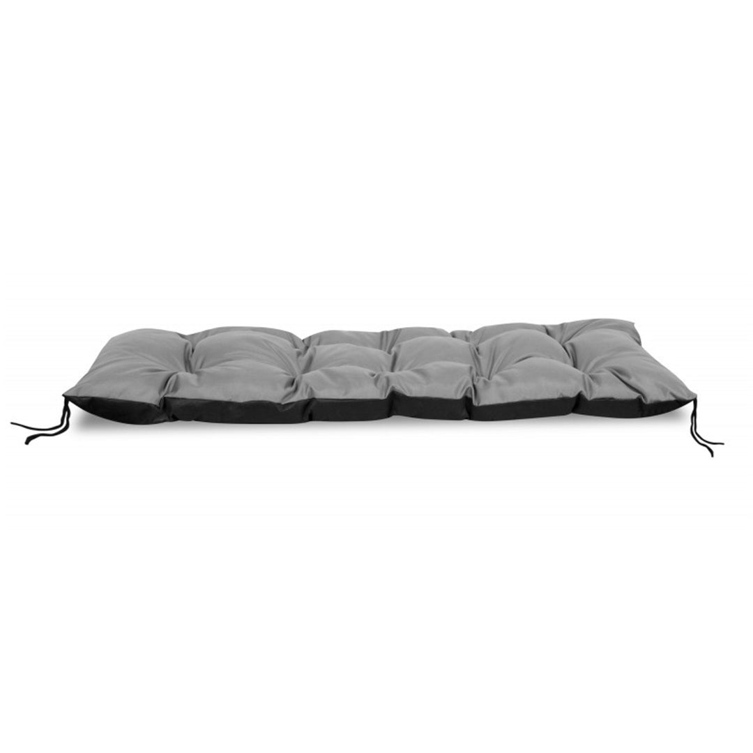 AIO Coussin de chaise longue de jardin 180x50cm Codura PVC imperméable Gris