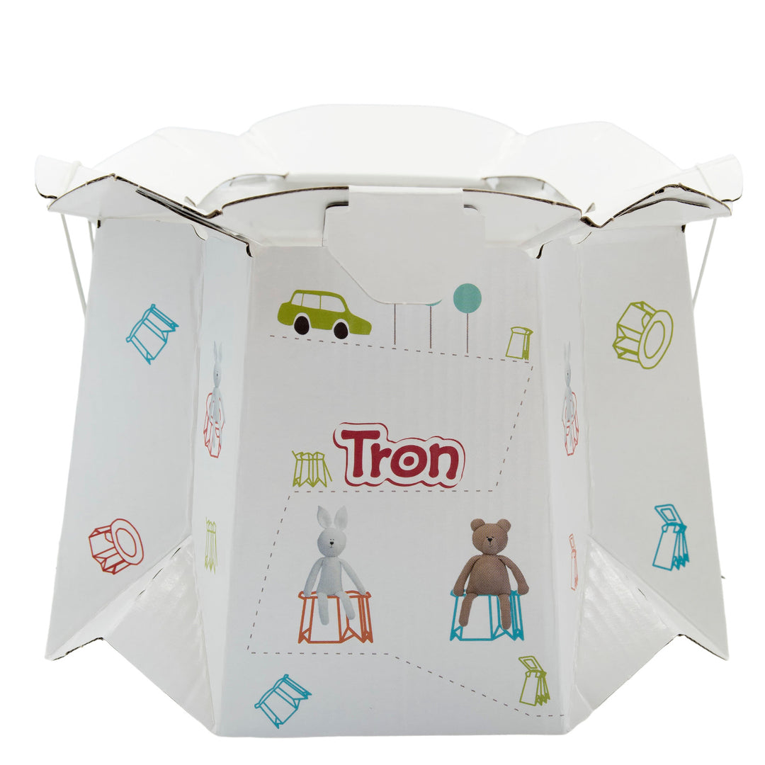 Wegwerp kinderpotje Tron, wit, tot 30 kg, set van 10 stuks