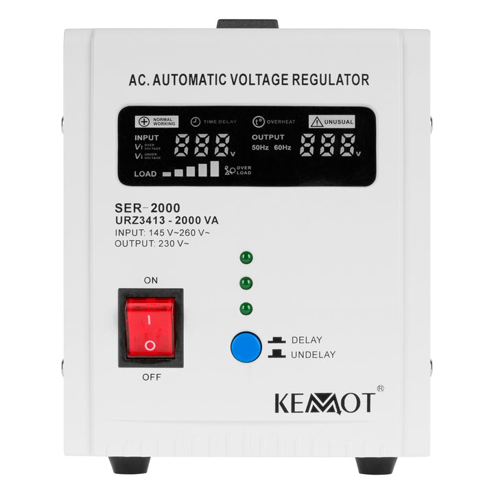 Stabilisateur de tension automatique 230 V KEMOT SER-2000