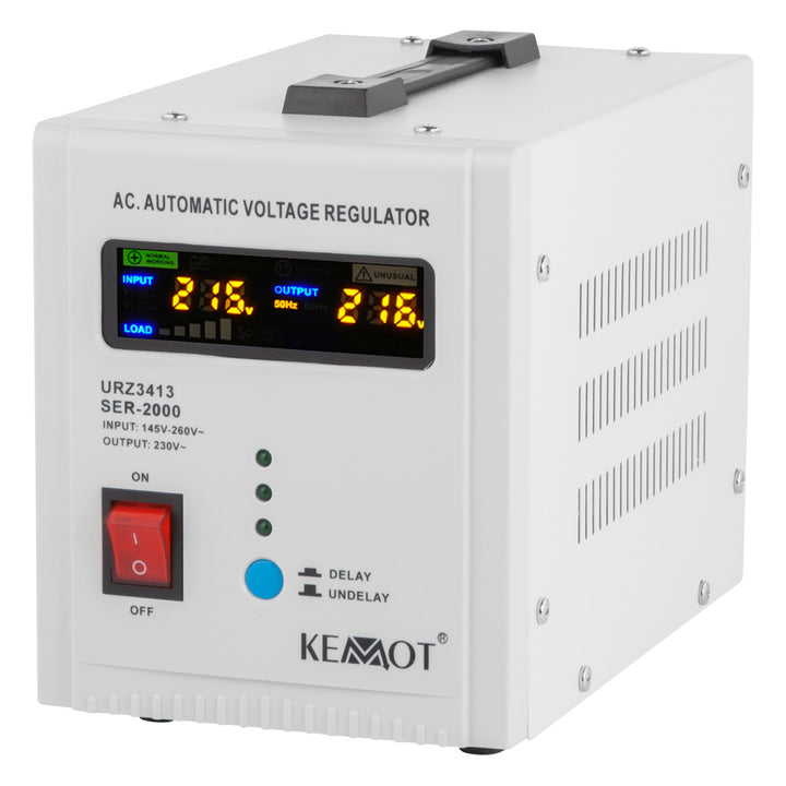 Stabilisateur de tension automatique 230 V KEMOT SER-2000