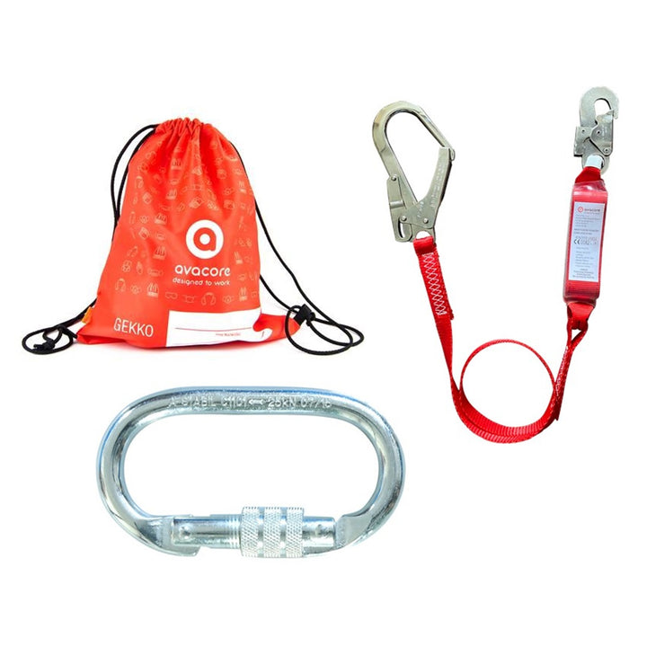 Harnais de sécurité Équipement de protection  Basic Équipement de protection contre les chutes Kit de protection contre les chutes Protection contre les chutes avec sac de transport Poids de l'utilisateur Max 100 kg Taille universelle