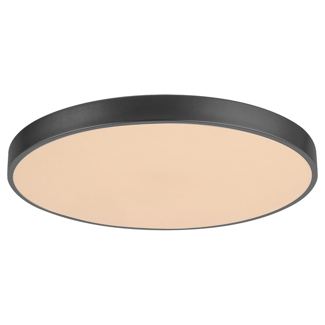 Rabalux Tesia 3314 mat zwart 36W 40x5cm ronde plafondlamp