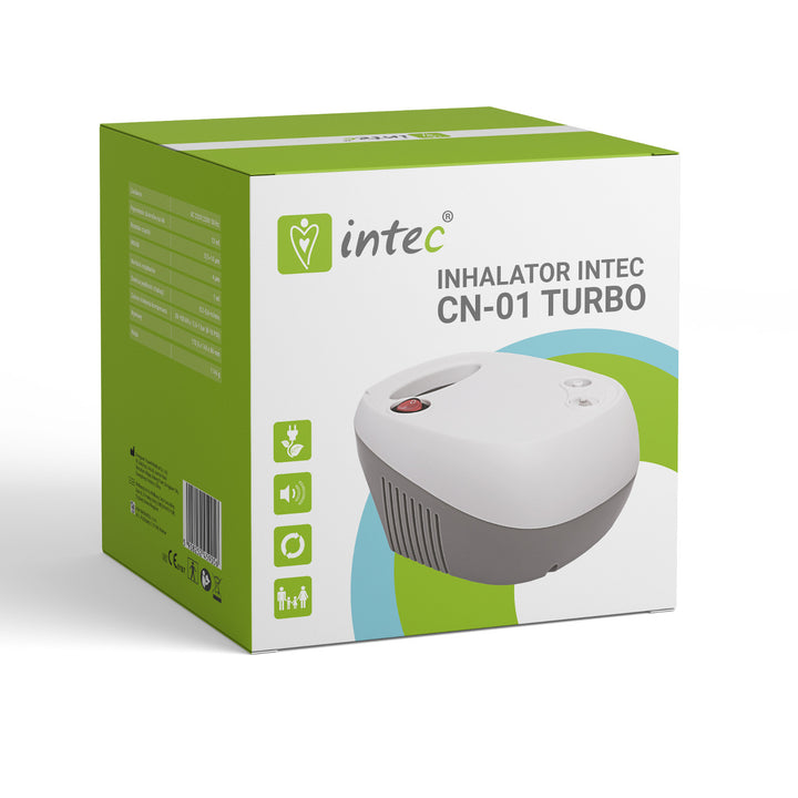 Inhaleer de Intec CN-01 compacte zuiger met turbocompressor