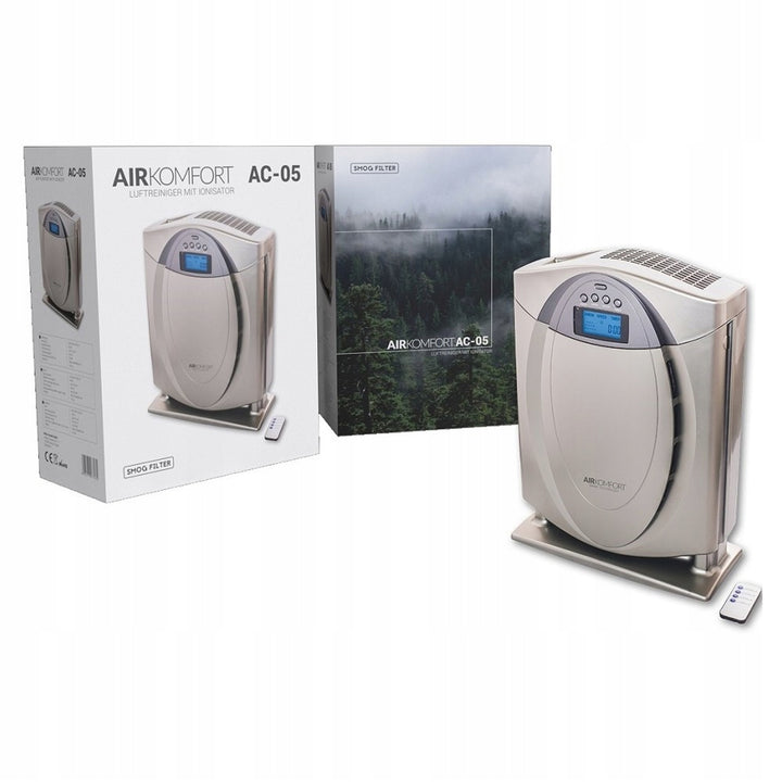 AIRKOMFORT AC-05 luchtreiniger met viervoudig filter