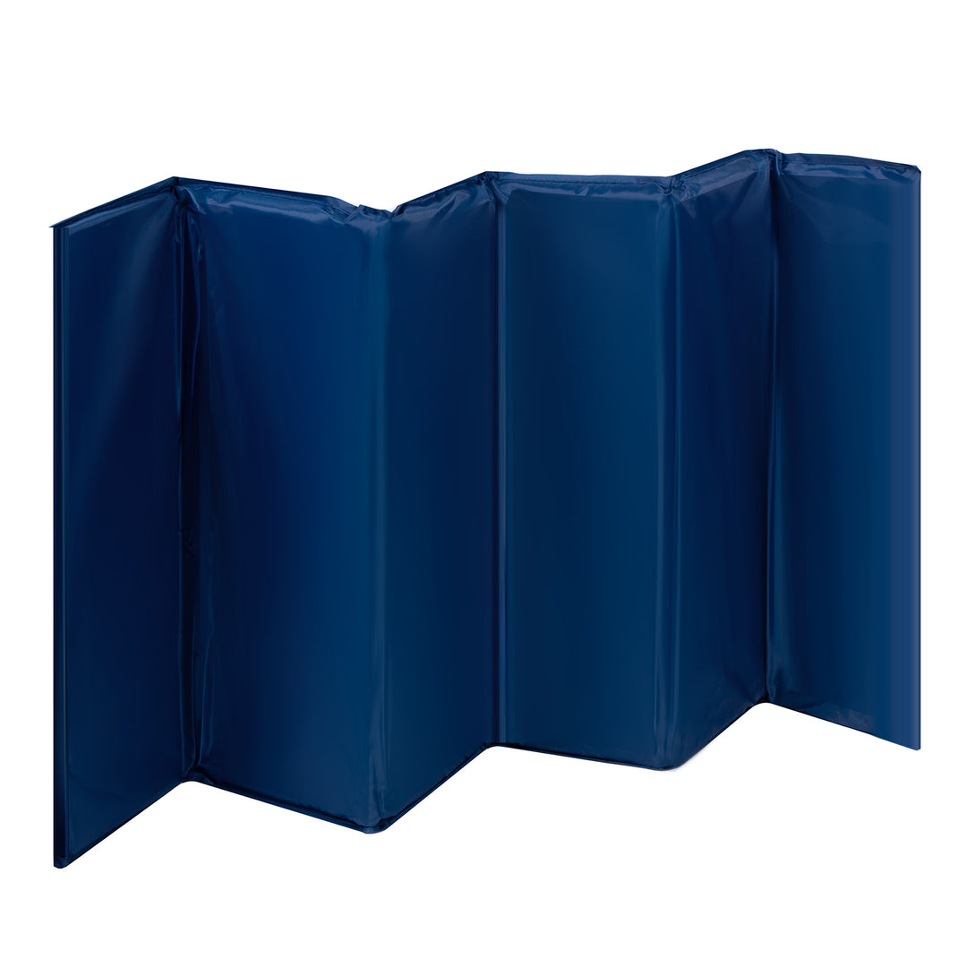 Promedix PR-803 B Lit de voyage 125x65x74 cm bleu roulettes housse de protection