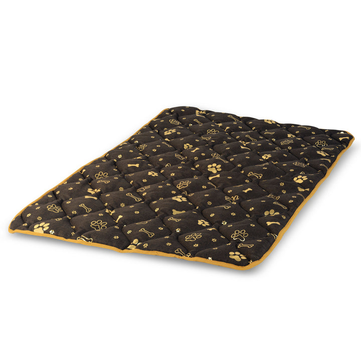 AIO Bones Gold Tapis pour chien 100x70 cm imperméable