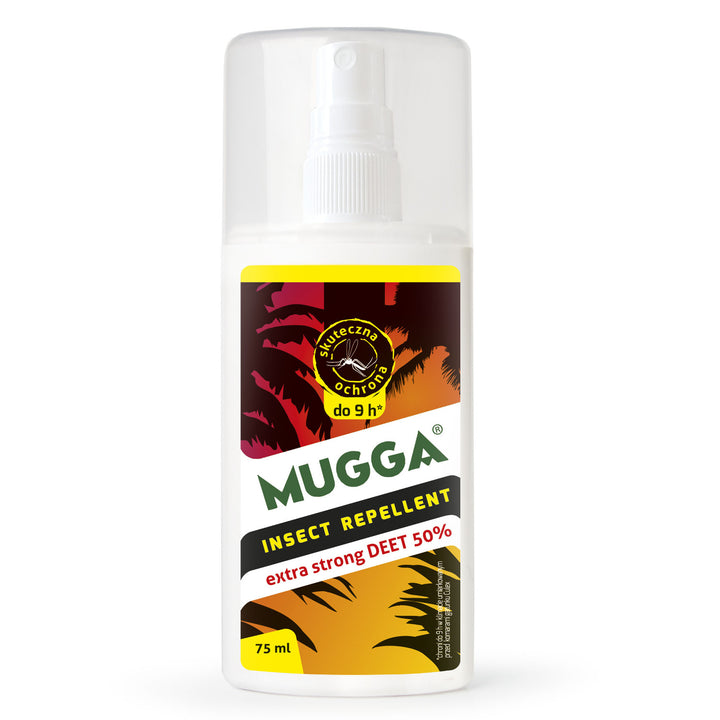 2x Mugga Spray 50% Deet insectifuge 75ml