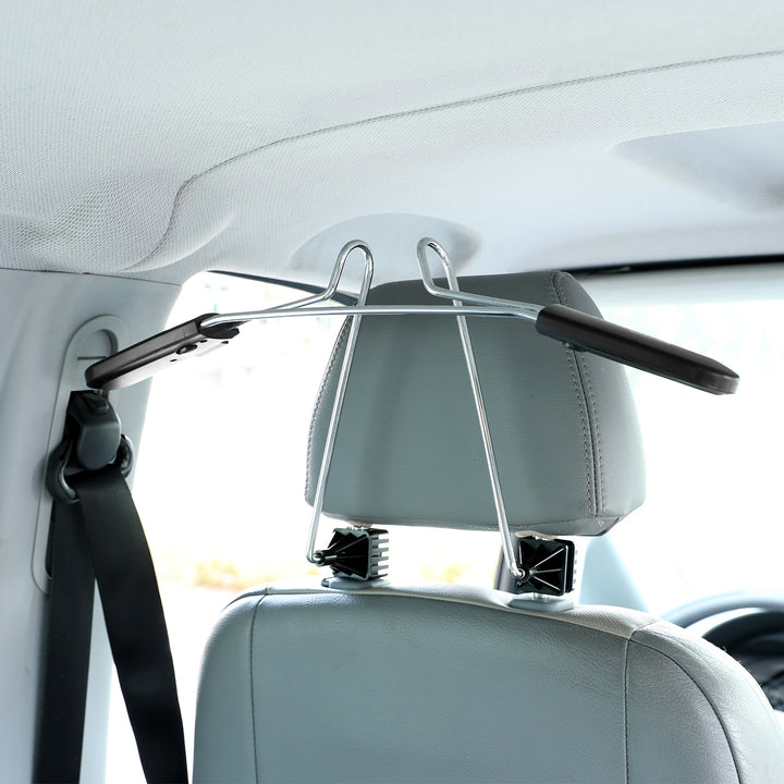 2x Porte-vêtements Maclean pour voiture, monté sur l'appui-tête, universel, MC-870