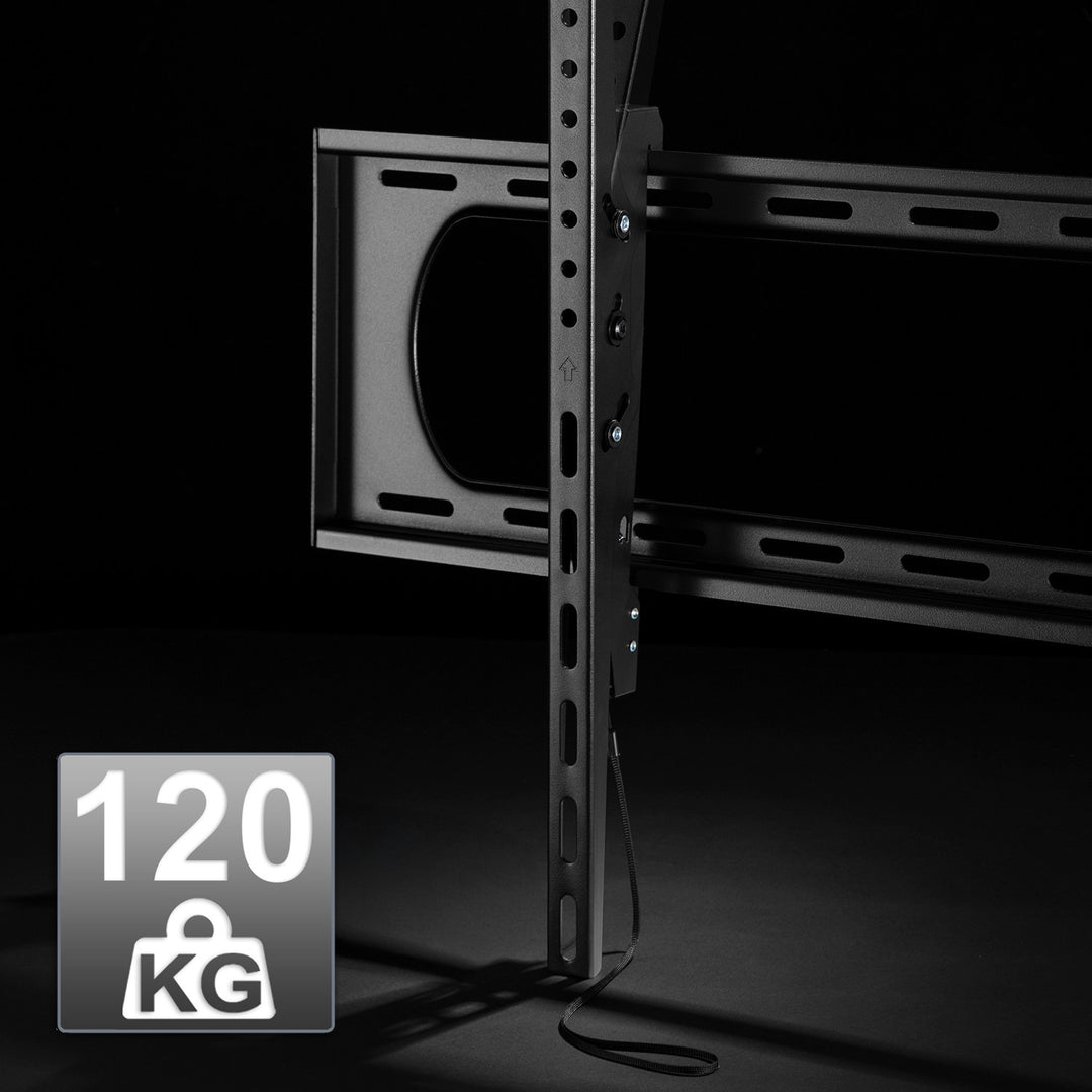 Support Maclean pour TV ou moniteur, max. VESA 900x600, 60-120", 120kg, noir, MC-750N
