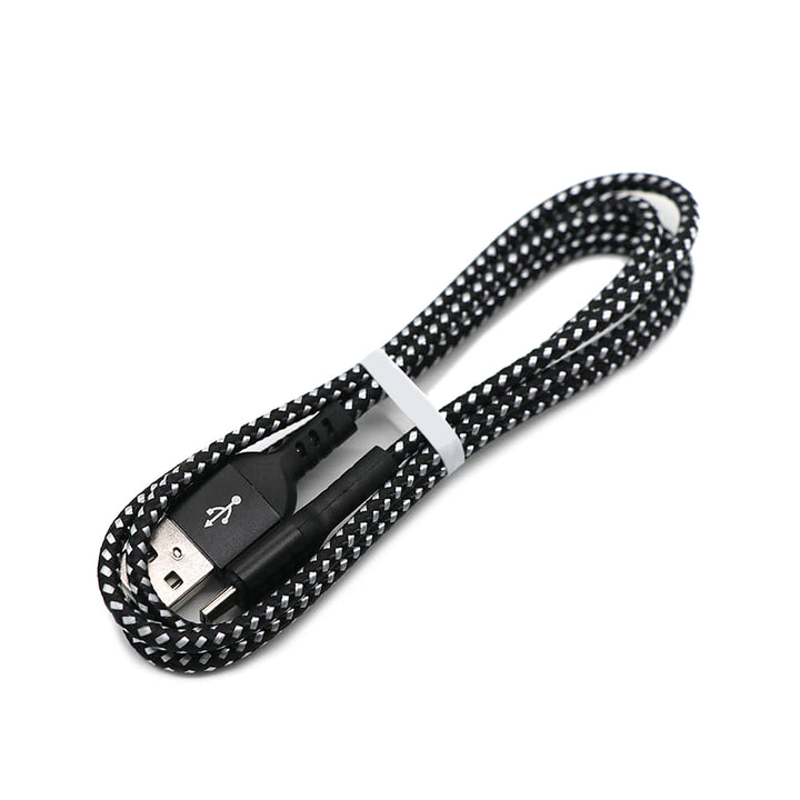 Multiprise Maclean, rallonge 4 prises + 2xUSB, avec interrupteurs, 250VAC/10A, 2.1A 5V, 1.5m, blanc, MCE229B + câble USB MCE471