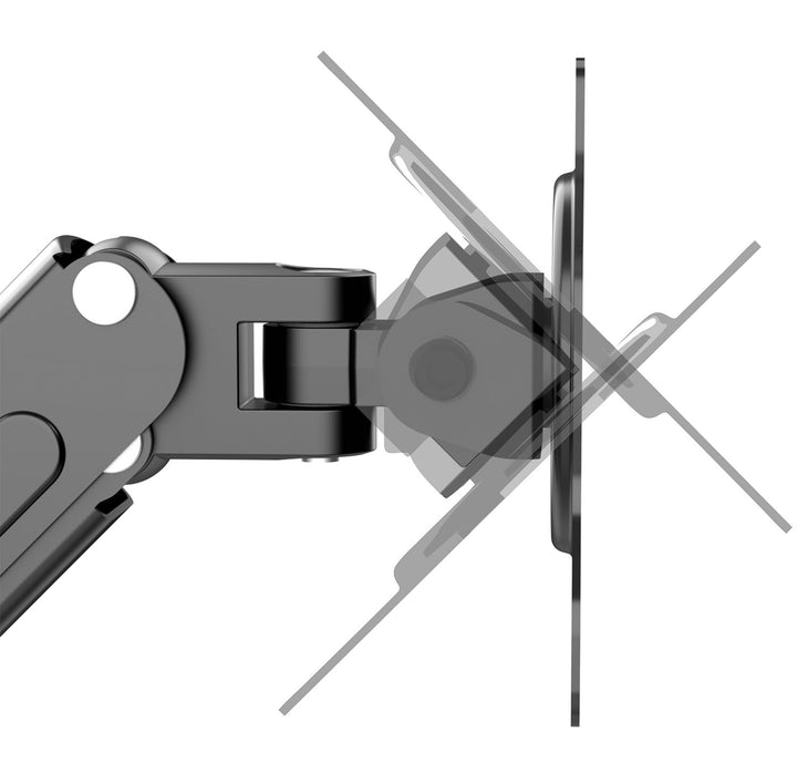 Maclean MC-861N Steun voor 2 monitoren gasveer 13"-27" 7 kg zwart