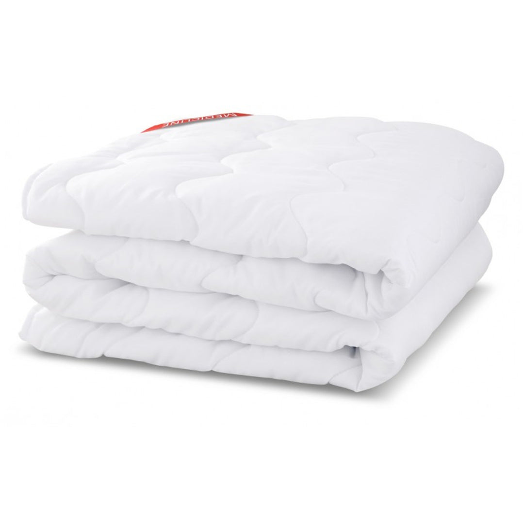 AIO FACTORY Sur-matelas/couverture 200x220cm épais et matelassé blanc