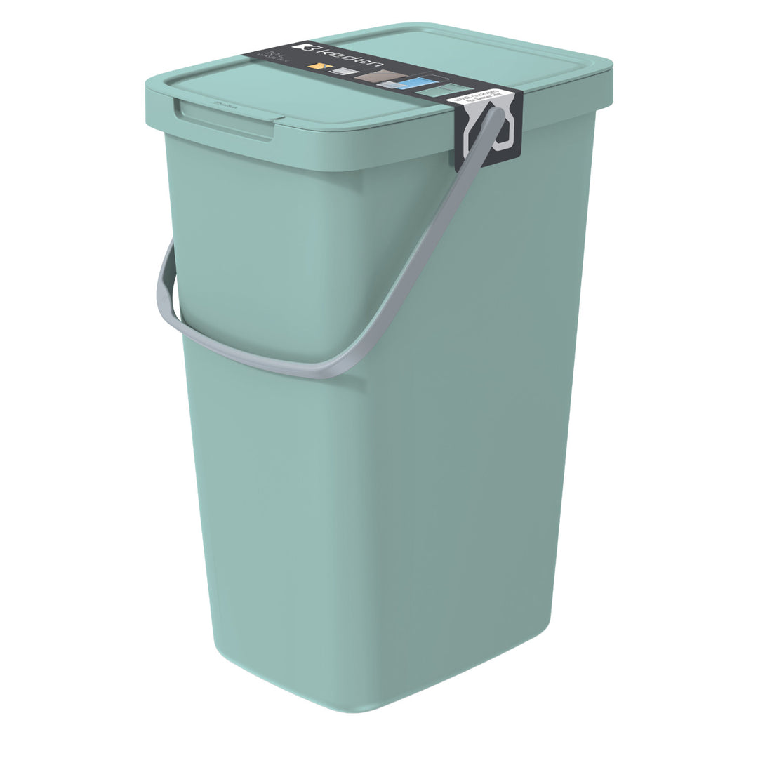 Poubelle de tri 20l Keden Systema Q couleur vert clair