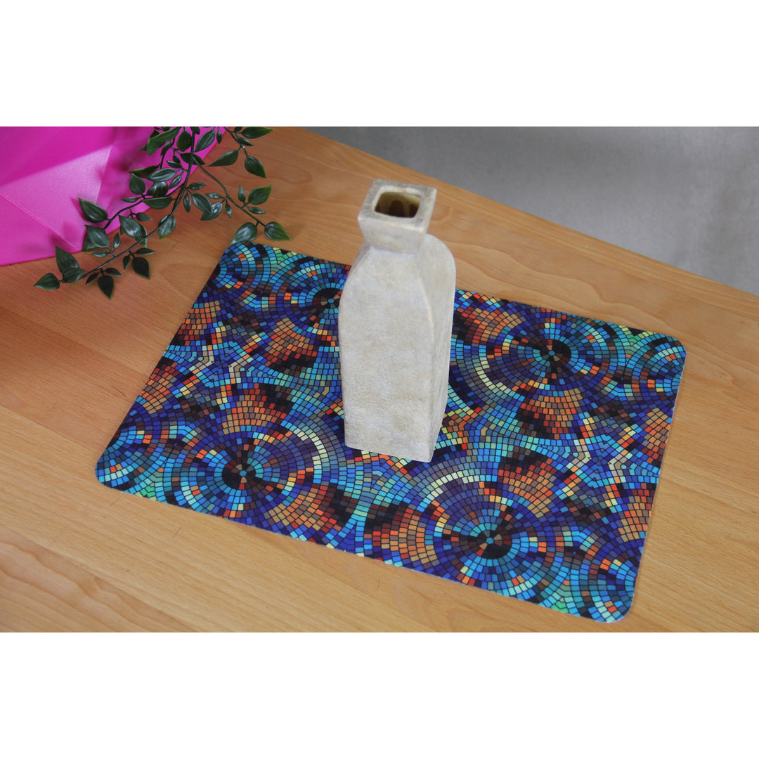 Tapis de table ou de bureau, décoratif, en feutre, 29x42 cm, Barcelone, Bertoni