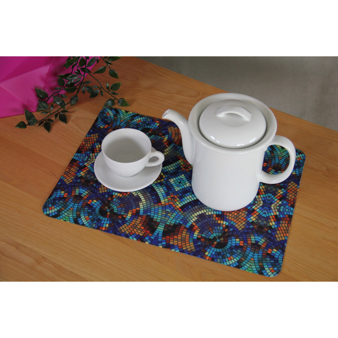 Tapis de table ou de bureau, décoratif, en feutre, 29x42 cm, Barcelone, Bertoni