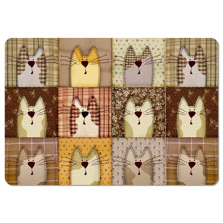 Tapis de table ou de bureau, décoratif, en feutre, 29x42 cm, Pexeso Beige, Bertoni