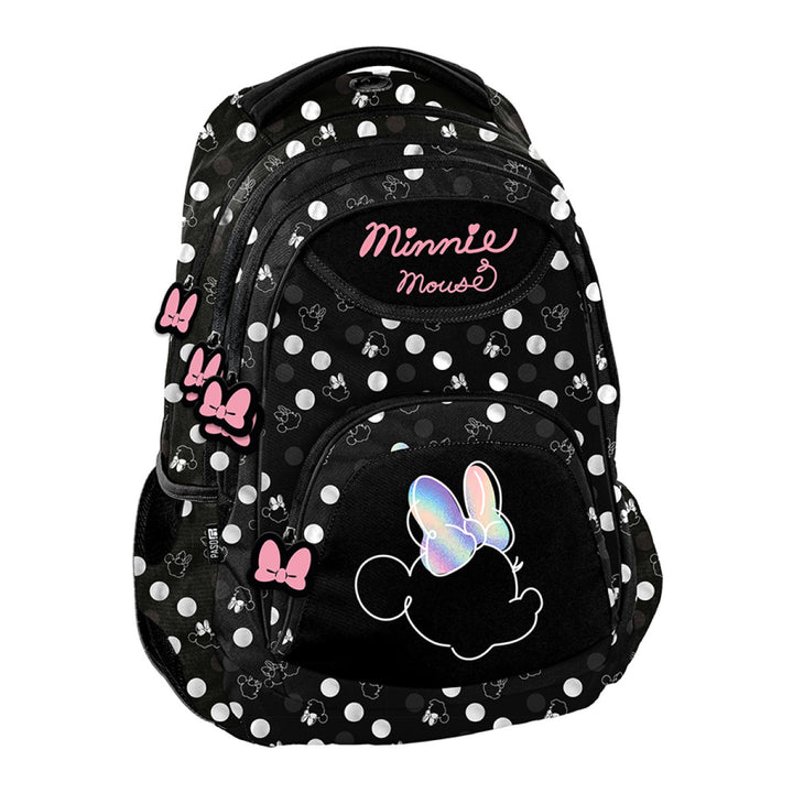 Sac à dos scolaire Minnie Paso DM23KK-278 mesurant 38x30x16 cm