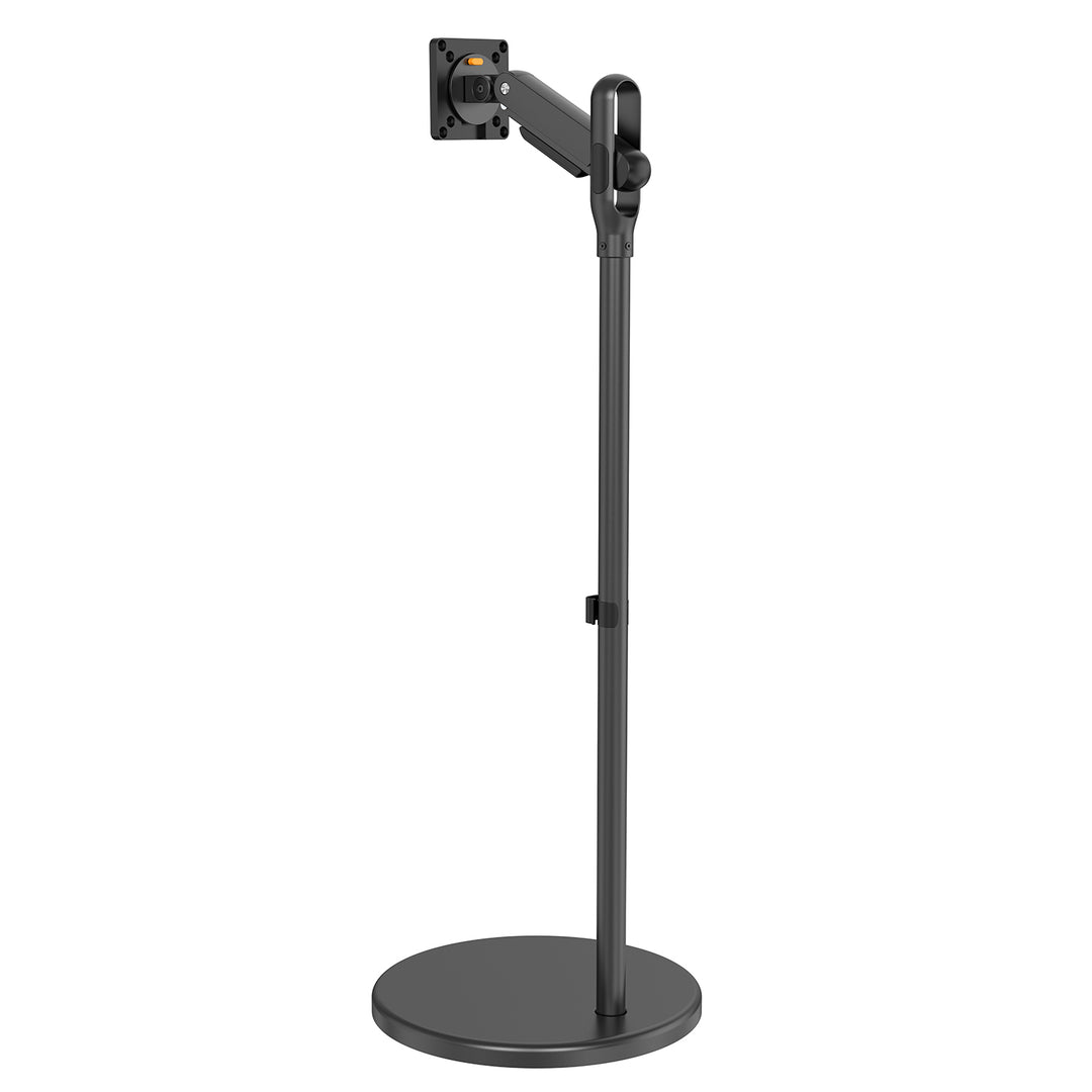 Maclean verrijdbare standaard voor monitor/TV, gasveer, 17"-35", 2-10kg, zwart, MC-970B