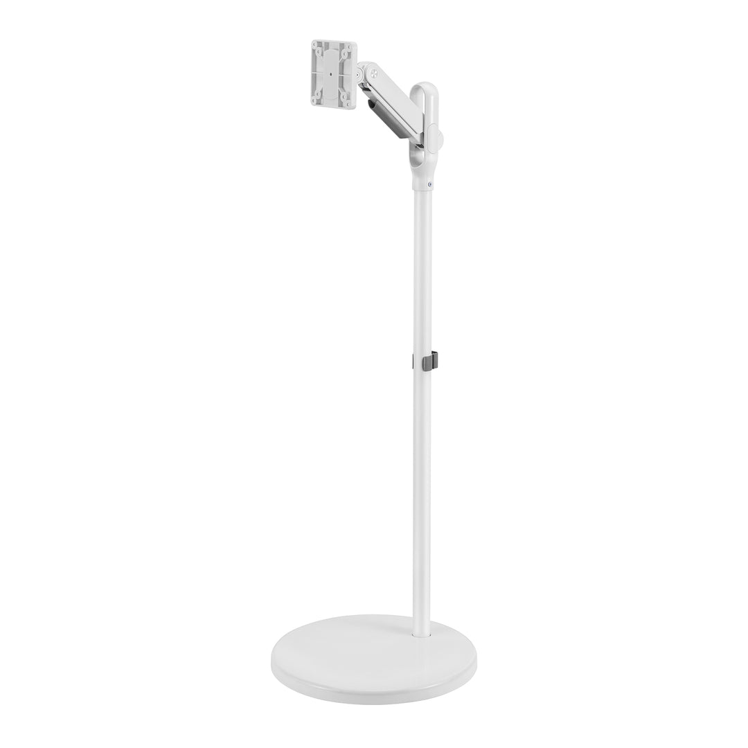 Socle mobile Maclean pour moniteur/TV, ressort à gaz, 17"-35", 2-10kg, blanc, MC-970W