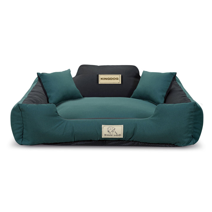 KINGDOG KINMIC75/65ZIE hondenmand 75x65 cm groen/zwart