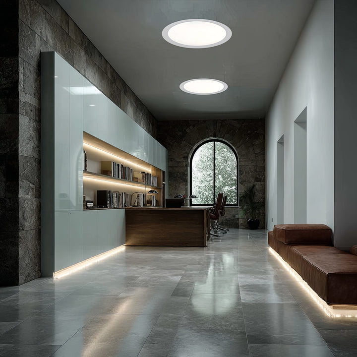Maclean MCE372 R SLIM LED-inbouwplafondplaat 18W Neutraal wit 4000K 170*26mm 1900 lm