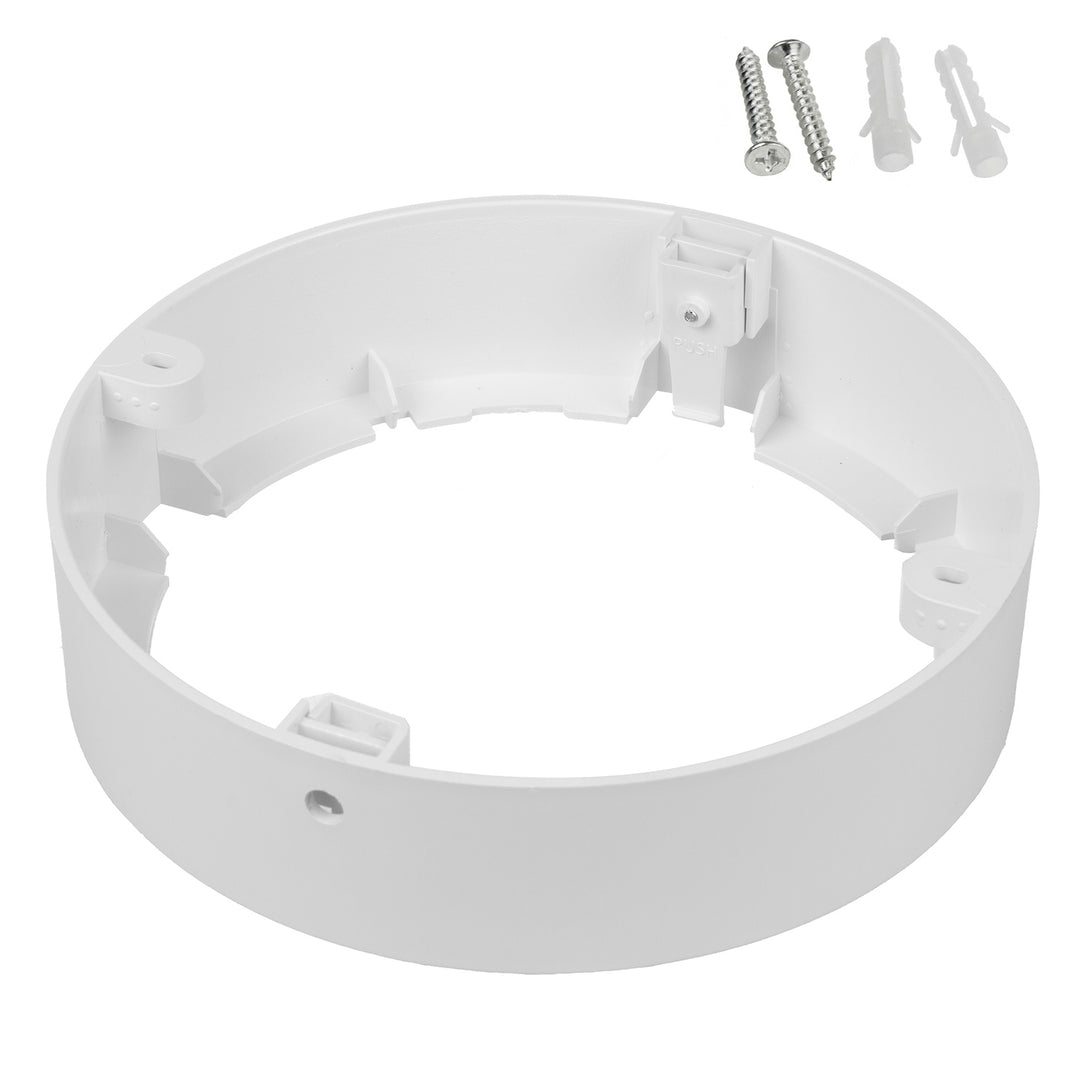 Maclean MCE377 R Adaptateur pour montage en saillie, pour panneau LED 18W, circulaire, 170*38mm,