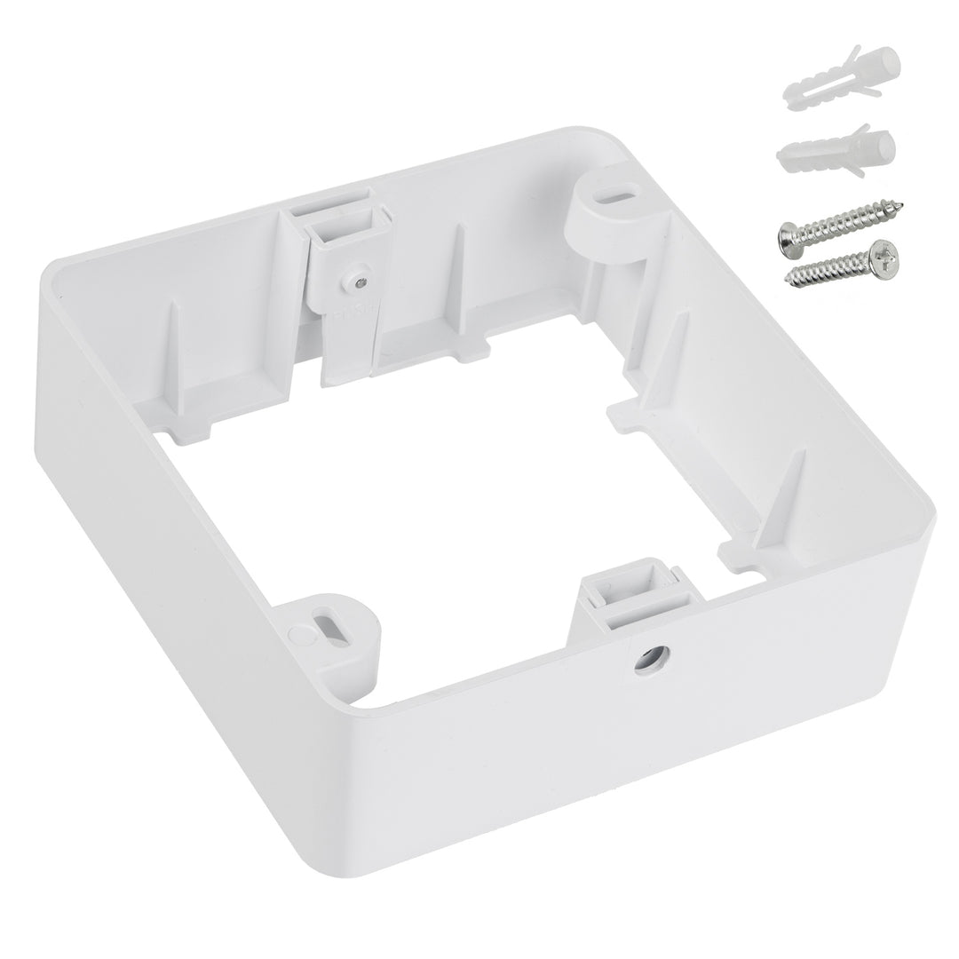 Maclean MCE378 S Opbouwadapter, voor 9W LED paneel, vierkant, 120*120*38mm,