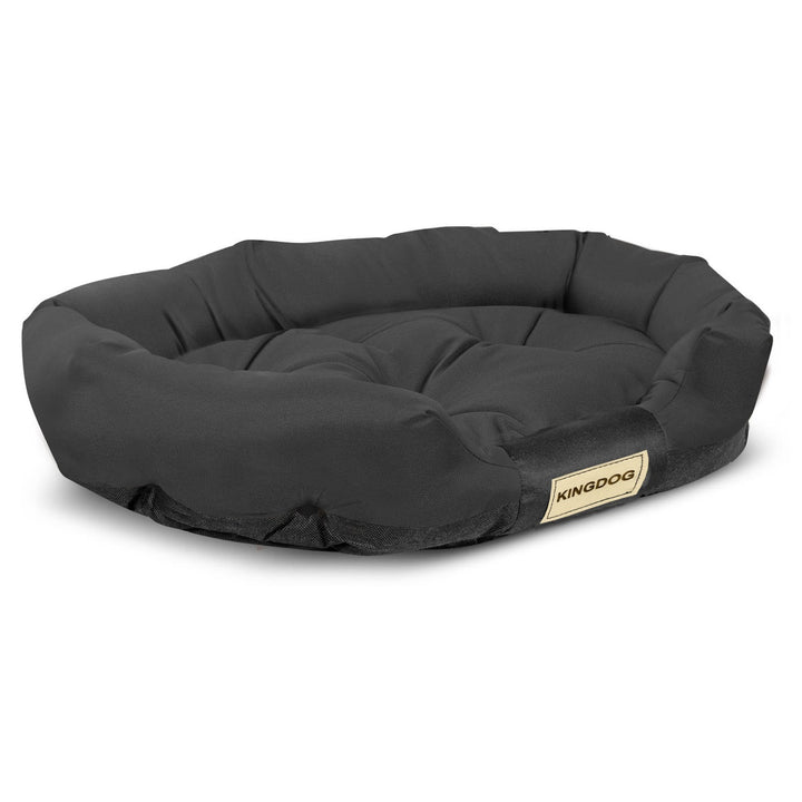 Panier à chien ovale 100x75cm imperméable noir CODUOWAL100/75CZA