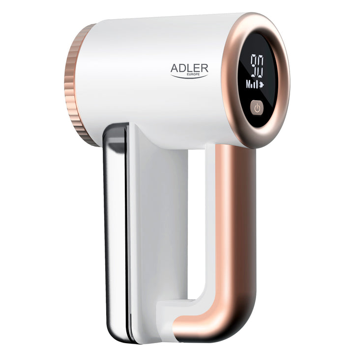 Rasoir Adler pour tissus, chargement par USB, écran LCD, 3 niveaux de vitesse, brosse, AD 9617