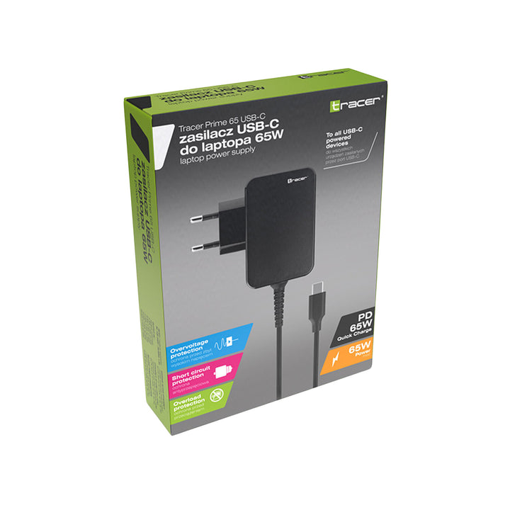 TRACER Prime 65W Adaptateur USB-C pour ordinateur portable TRAAKN47201