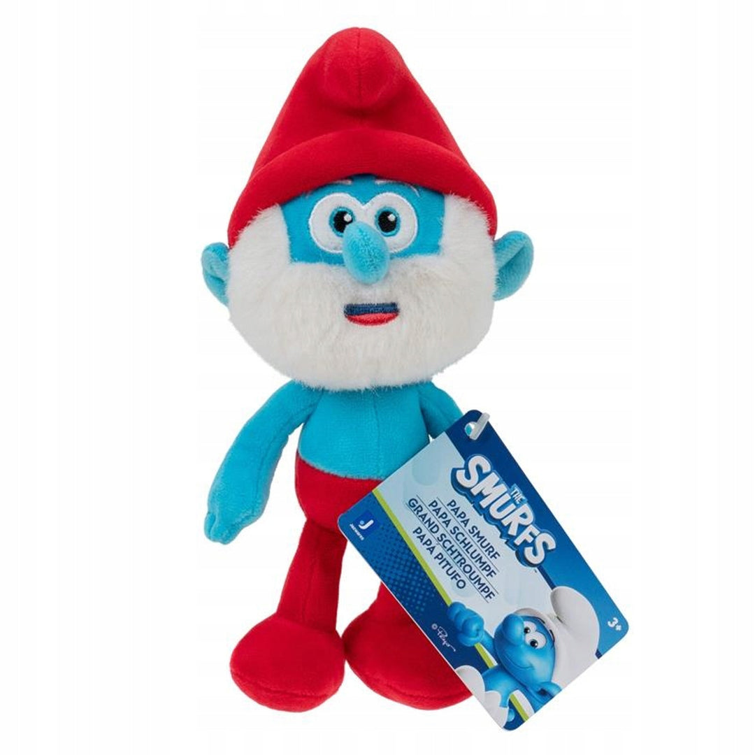 Mascotte Schtroumpf en peluche 18cm mélange doux et câlin