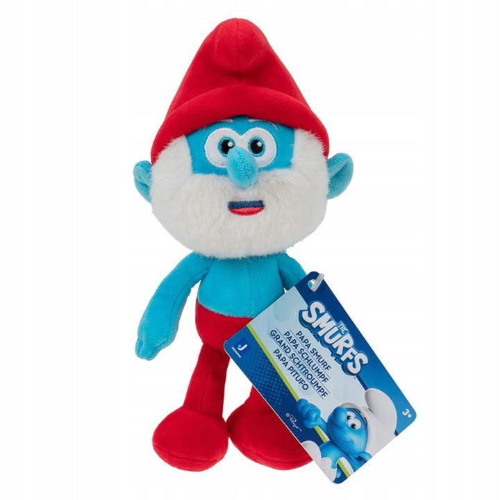 Mascotte Schtroumpf en peluche 18cm mélange doux et câlin