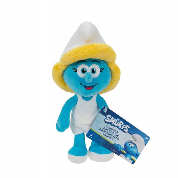 Mascotte Schtroumpf en peluche 18cm mélange doux et câlin