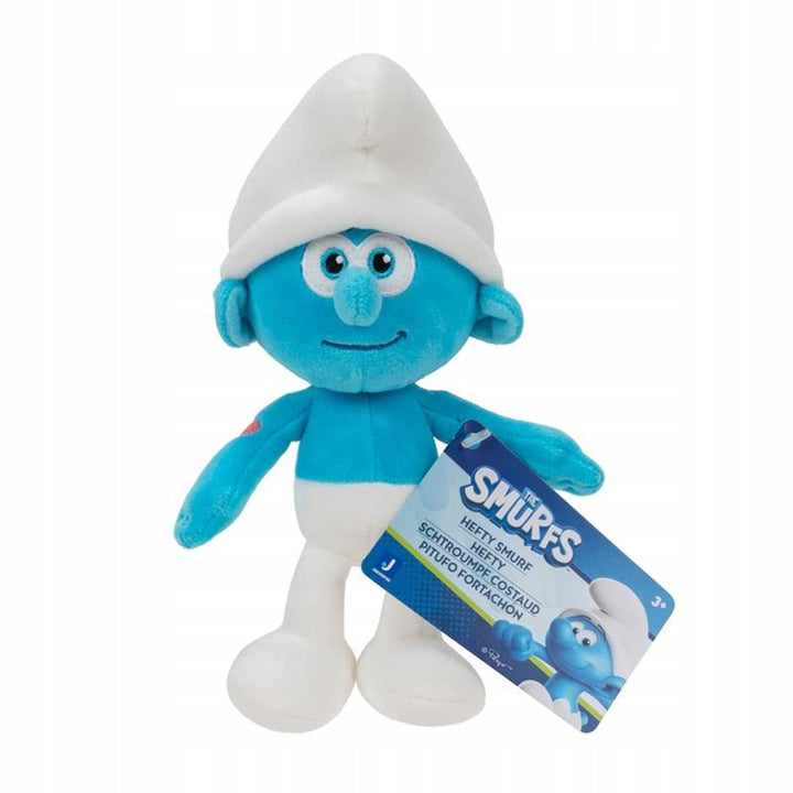 Mascotte Schtroumpf en peluche 18cm mélange doux et câlin