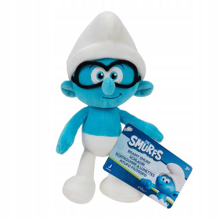 Mascotte Schtroumpf en peluche 18cm mélange doux et câlin