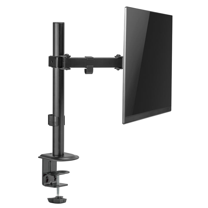 Support de bureau Maclean pour moniteur LCD, bras simple, VESA 75x75 et 100x100, 17-32", 9kg, MC-572N