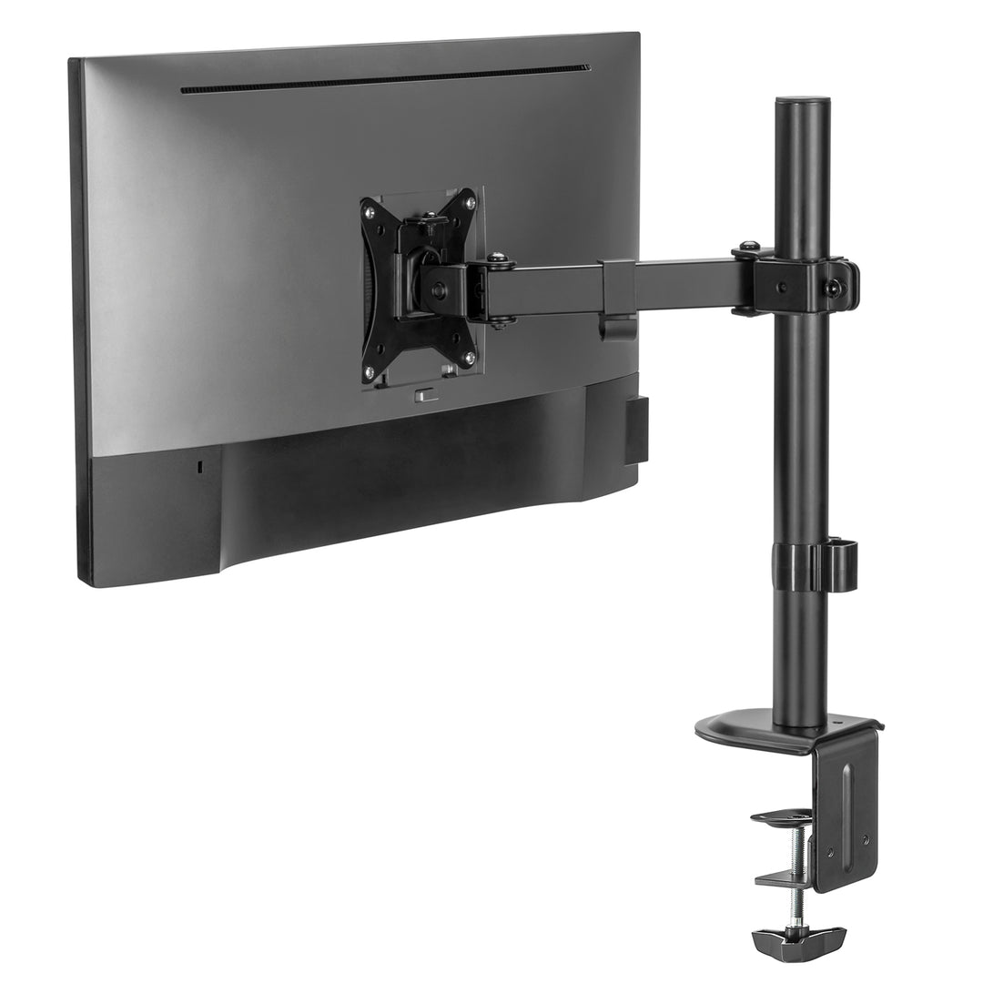 Support de bureau Maclean pour moniteur LCD, bras simple, VESA 75x75 et 100x100, 17-32", 9kg, MC-572N