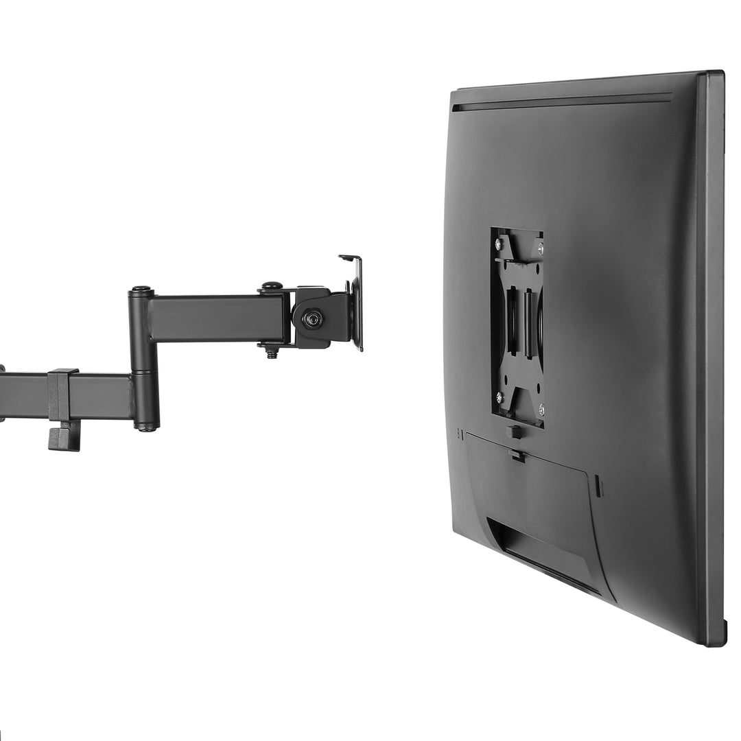 Maclean buis/post monitorsteun 28-60mm, dubbele knikarm, 17-32'', 8kg max, MC-984