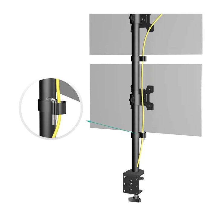 Maclean monitorbeugel, max VESA 100x100, 13-27", 9kg, MC-966