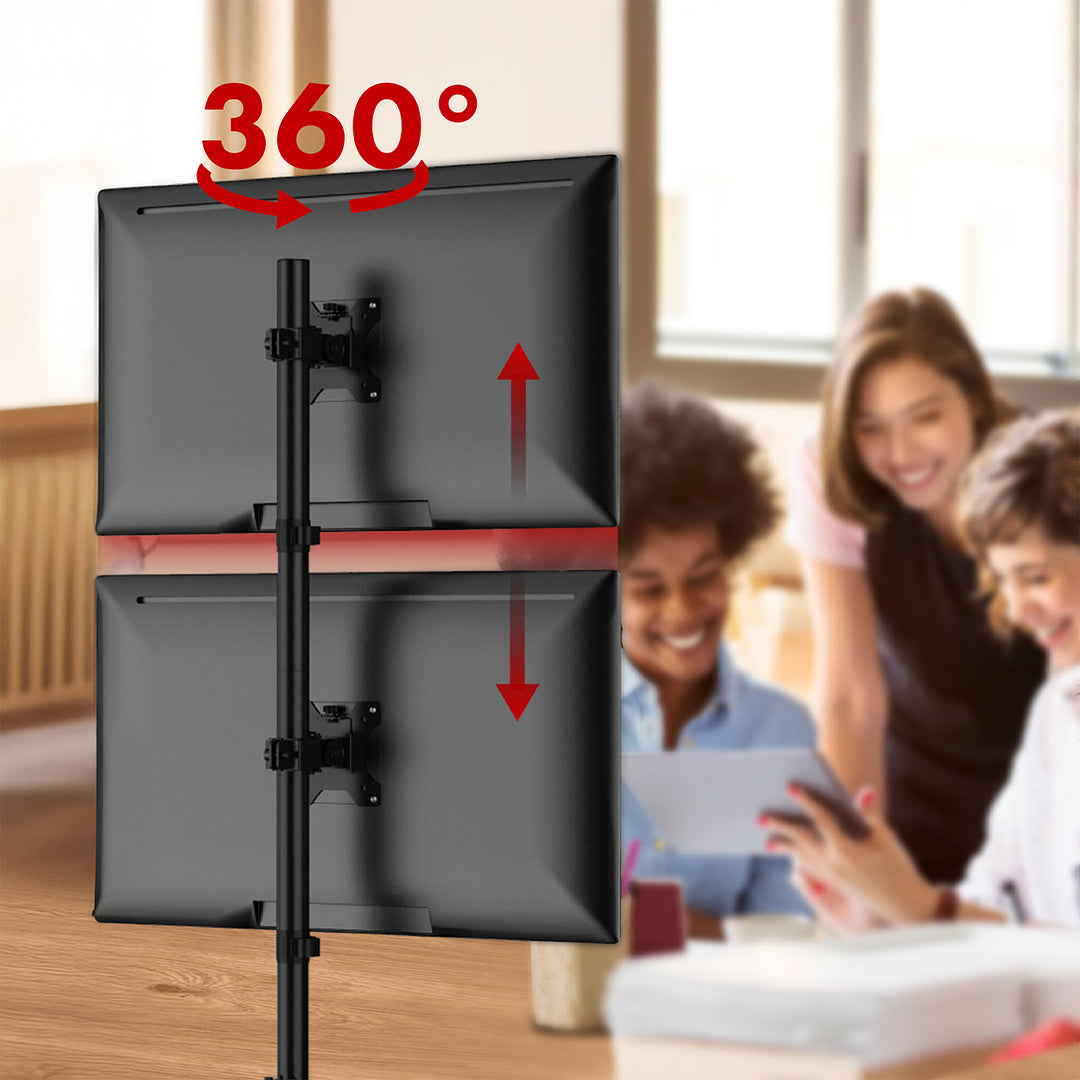 Maclean monitorbeugel, max VESA 100x100, 13-27", 9kg, MC-966