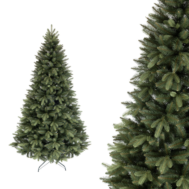 Novatom sapin de Noël artificiel, épicéa scandinave, branches PE, 180 cm, SSGPE180