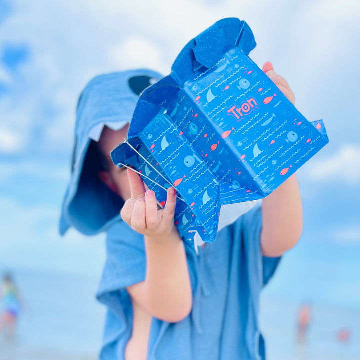 Pot jetable pour enfants, supporte une pression de 30 kg, facile à utiliser, absorbe les liquides et élimine les odeurs, design : poisson