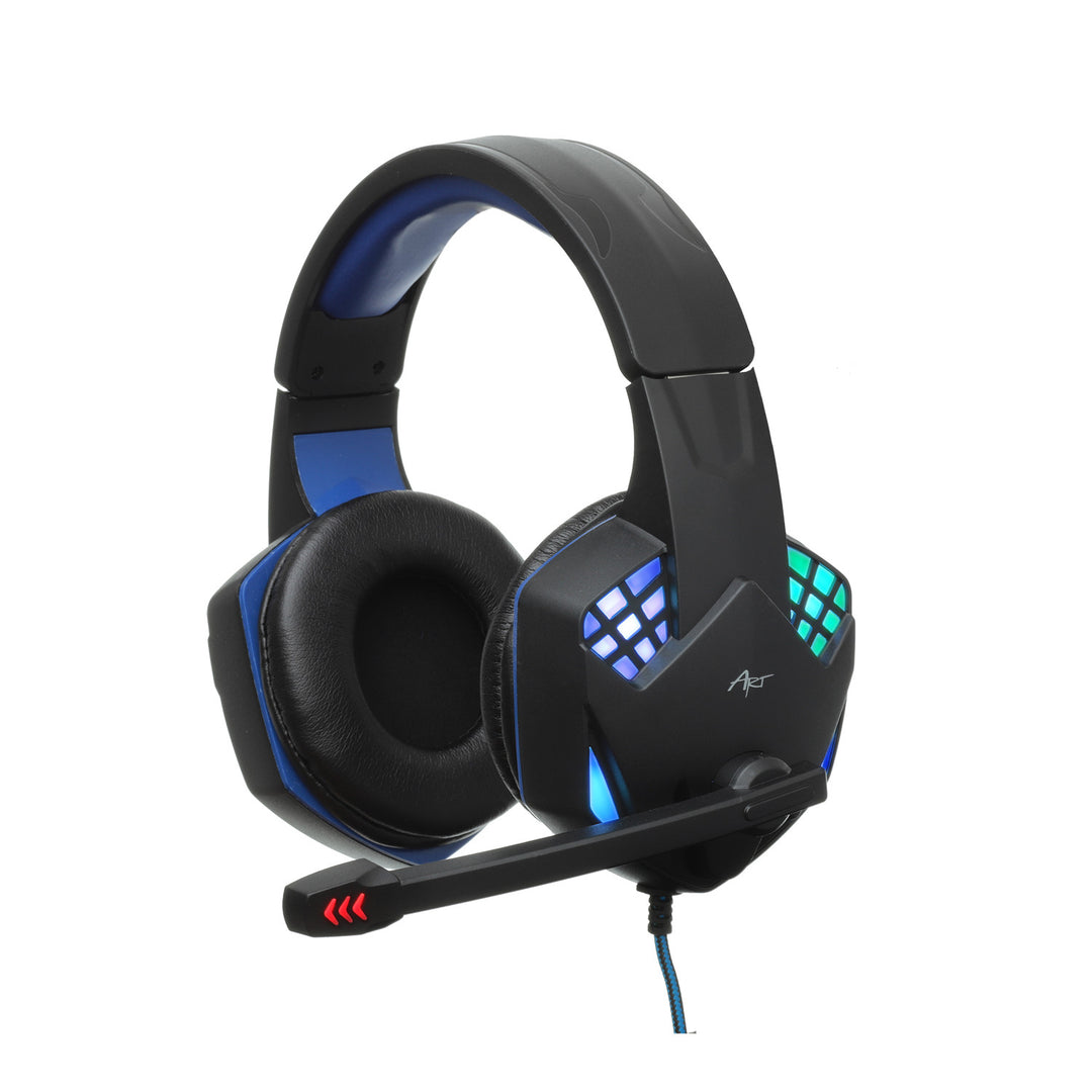 Casque gaming ART, avec microphone, rétro-éclairage LED, G11