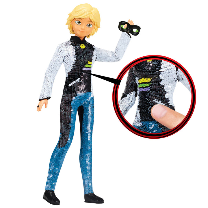 Jouet pour enfants Miraculous : Ladybug and the Black Cat Adrien Fashion Flip Doll