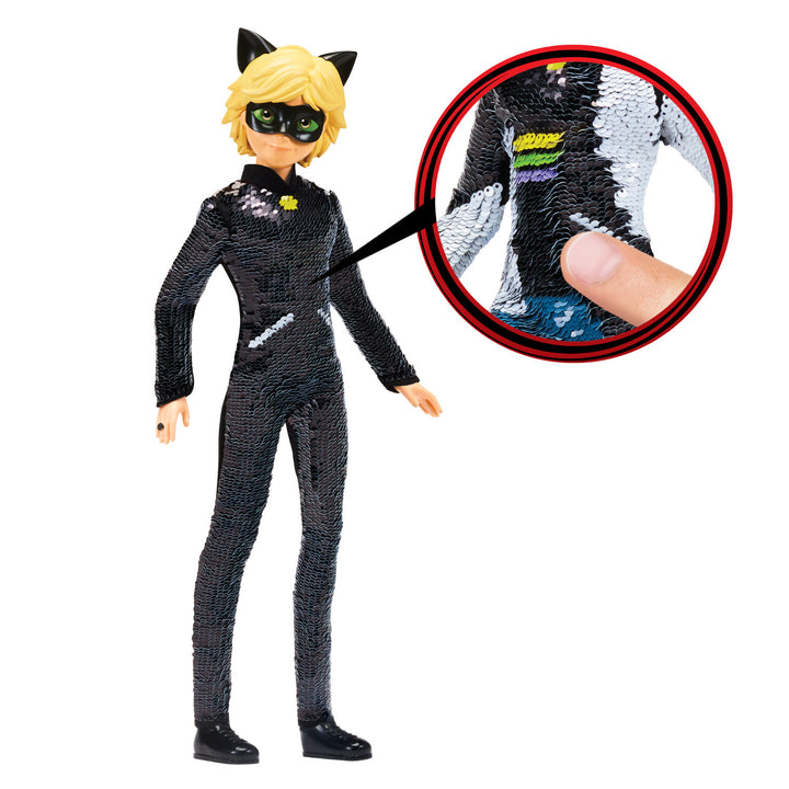 Jouet pour enfants Miraculous : Ladybug and the Black Cat Adrien Fashion Flip Doll
