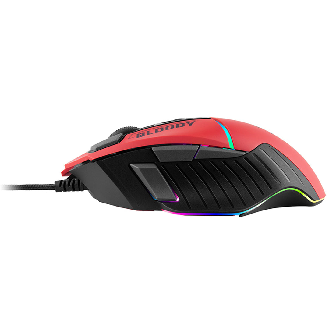 A4TECH BLOODY Rode Gaming Muis W95Max USB Sport Rood A4TMYS47257