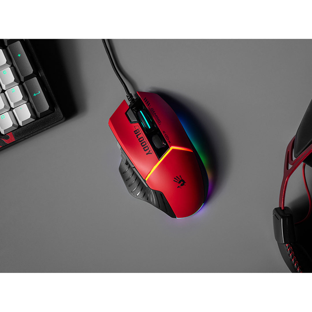 A4TECH BLOODY Souris de jeu rouge W95Max USB Sports Rouge A4TMYS47257