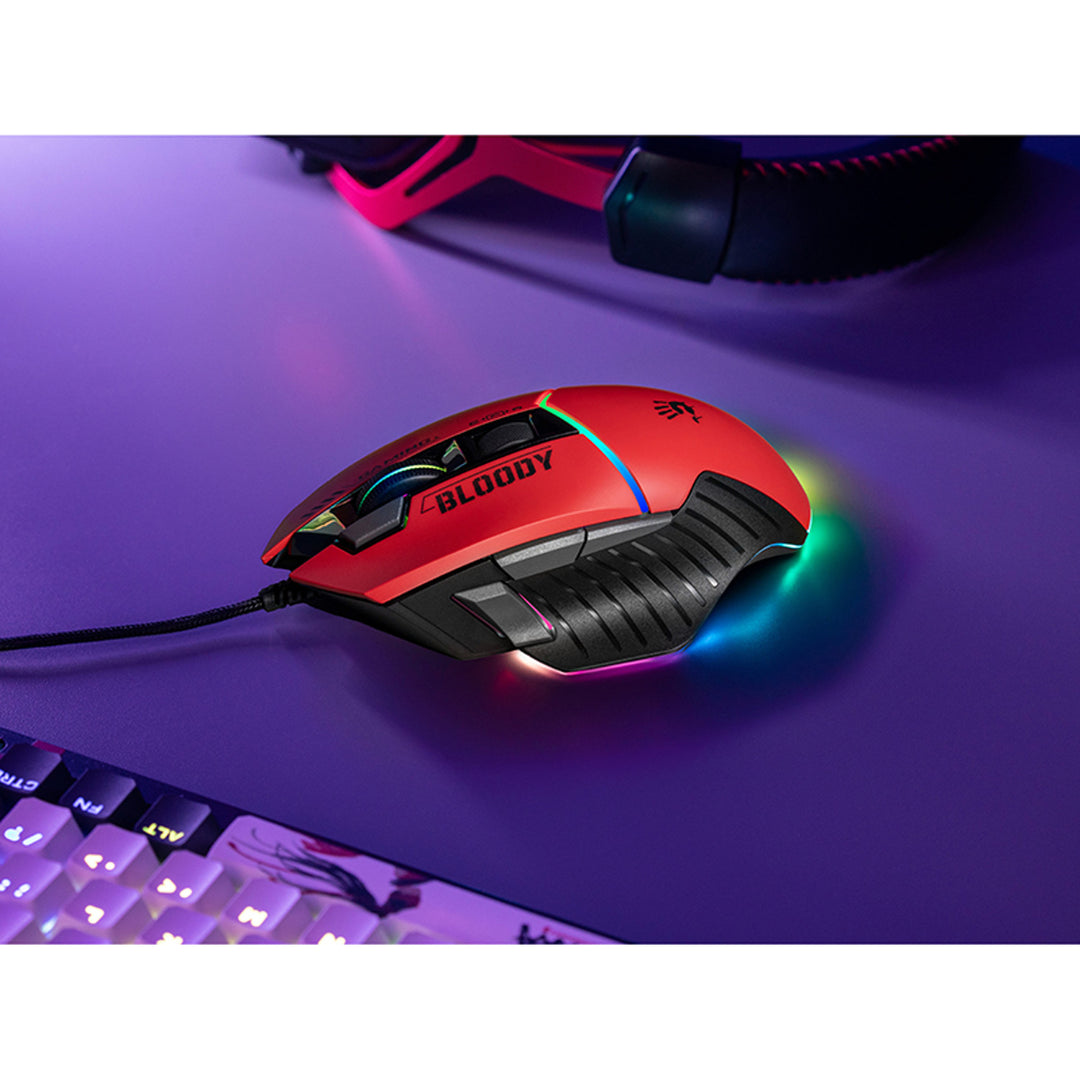 A4TECH BLOODY Souris de jeu rouge W95Max USB Sports Rouge A4TMYS47257